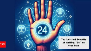 Spiritual benefits of writing “24” on your palm